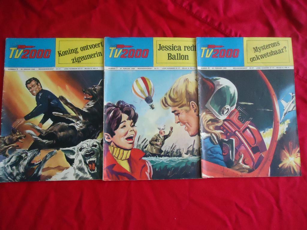 TV 2000, Eén stripboek, Ophalen of Verzenden, Gelezen