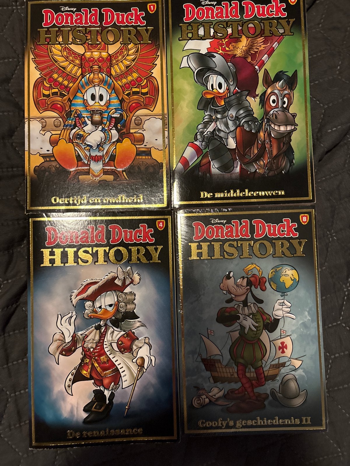 Donald Duck History - Complete Serie (4 delen), Boeken, Complete serie of reeks, Ophalen, Zo goed als nieuw
