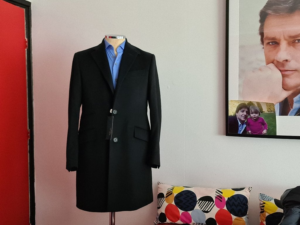 Nieuw Corneliani mantel met Zwarte kleur maat 48, Ophalen, Corneliani, Maat 48/50 (M), Zwart