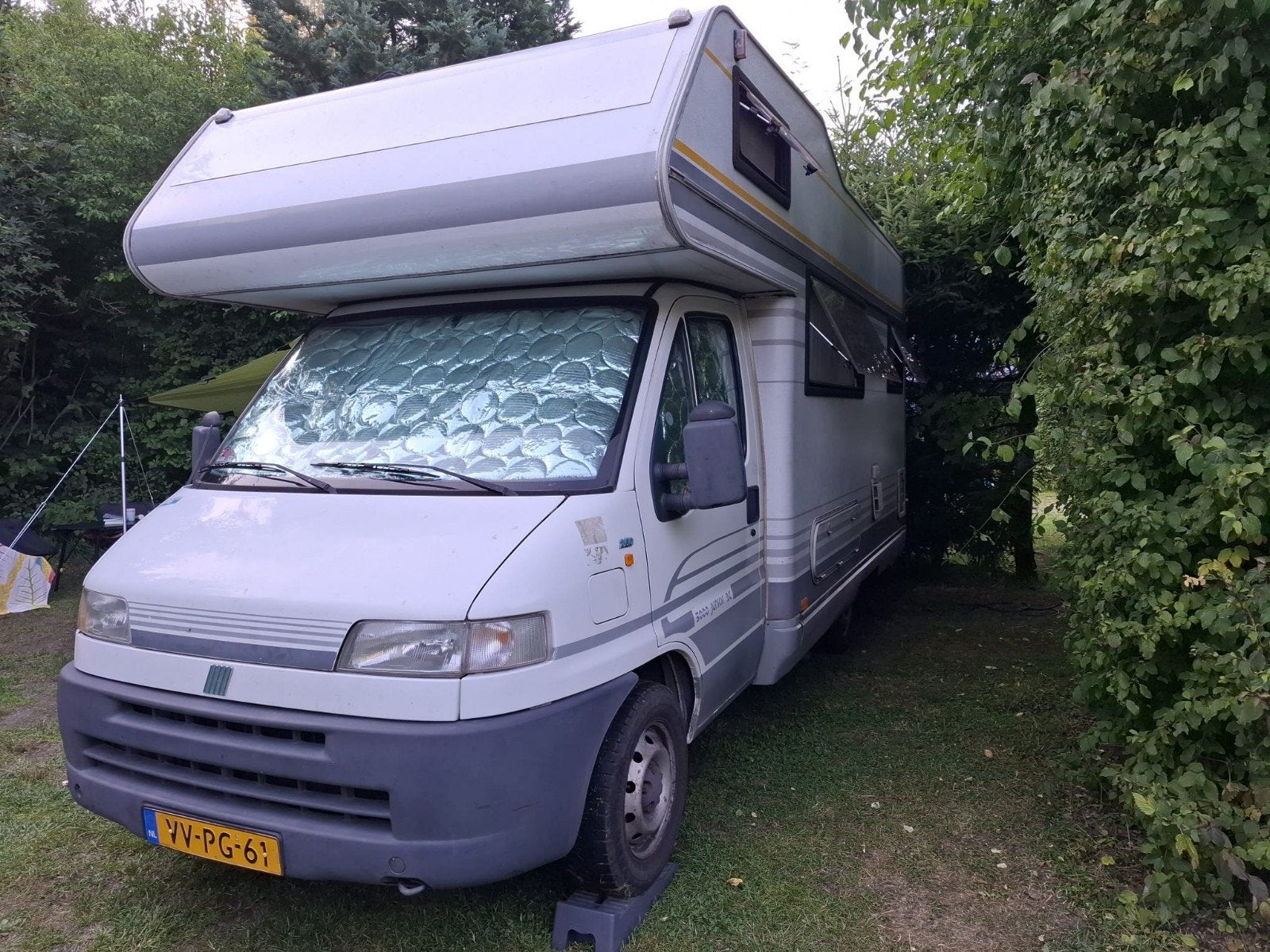 Camper Fiat Ducato 1998, Caravans en Kamperen, Campers, Standaard zit, Alkoof, Fiat, Kluisje