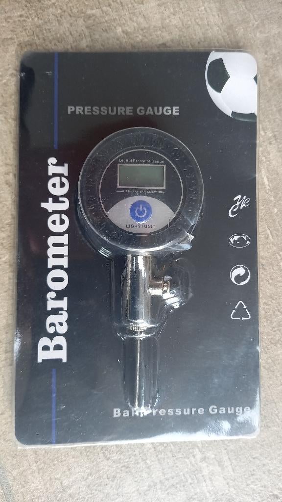 Luchtdrukmeter voor voetbal, Maat XS of kleiner, Ophalen of Verzenden, Nieuw, Overige typen