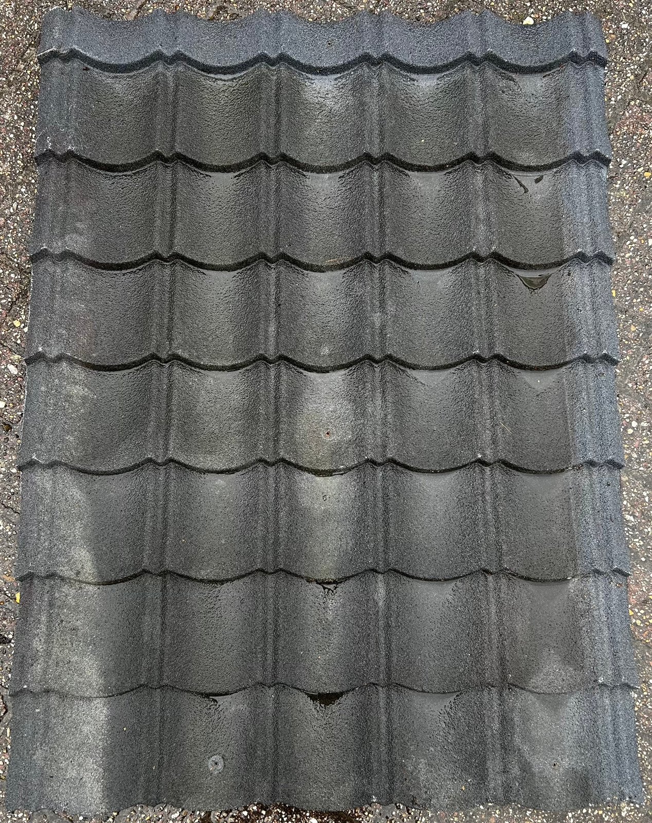 Aquaplan aqua pan dakpanplaten, Zwart, Zo goed als nieuw, 15 m² of meer, Metaal