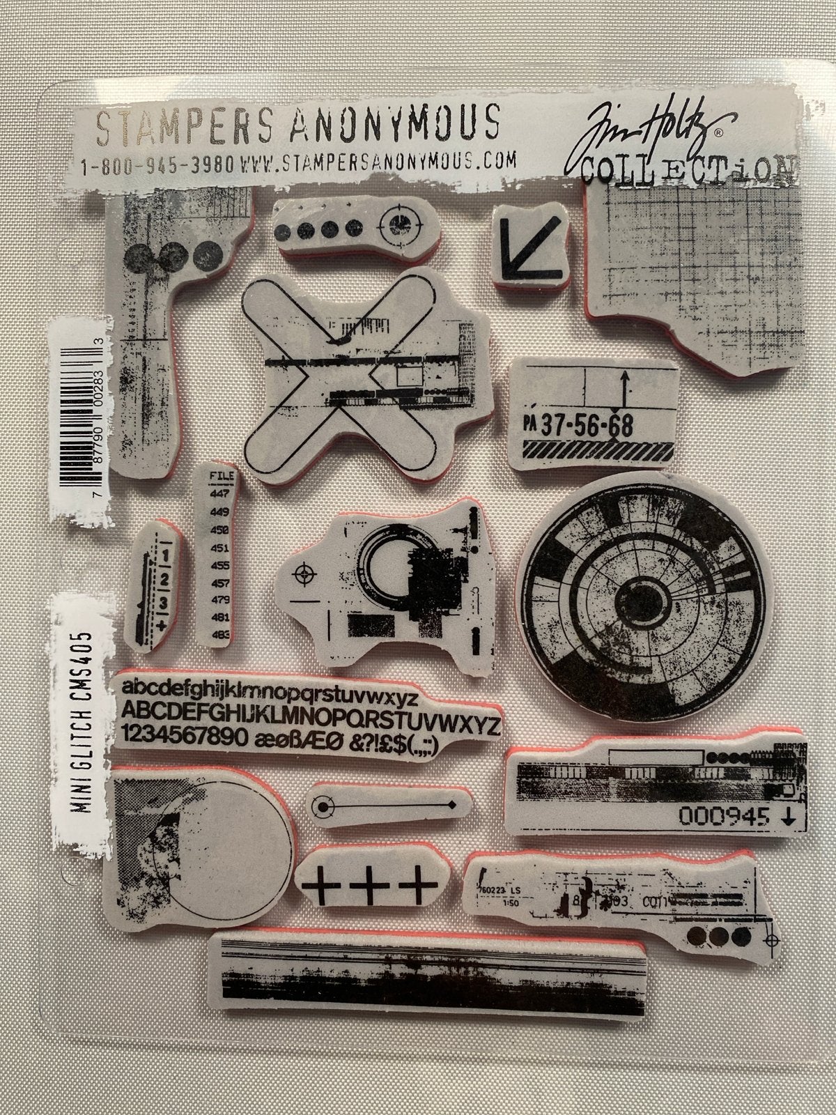 Tim Holtz / Stampers Anonymous: diverse sets, Ophalen of Verzenden, Zo goed als nieuw, EZ-mounted stempel