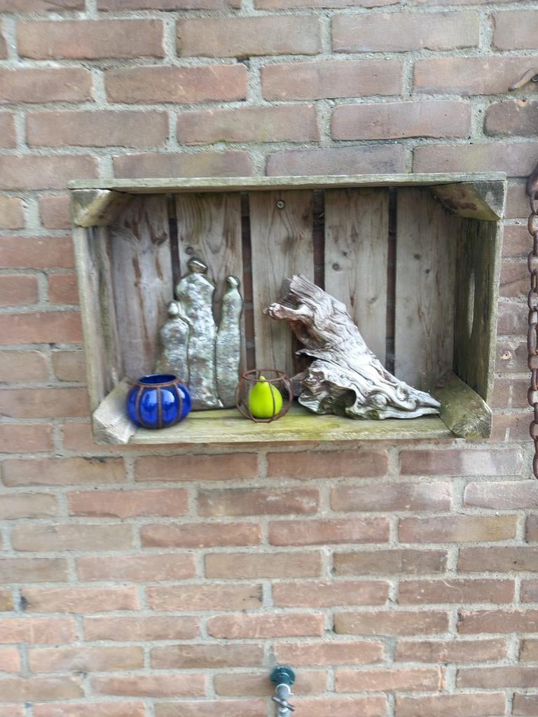 Fruitkist inclusief decoratie, Ophalen