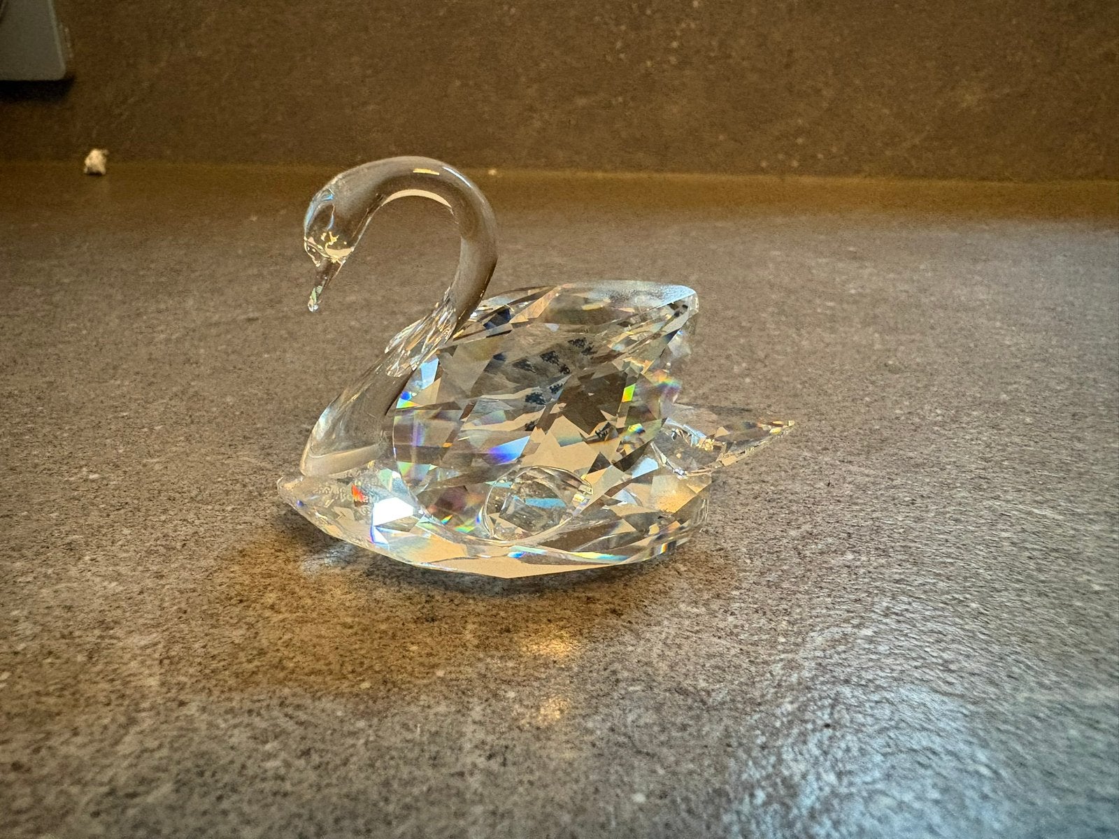 Swarovski Kristallen Zwaan – – met originele doos, Verzamelen, Ophalen of Verzenden, Zo goed als nieuw, Figuurtje