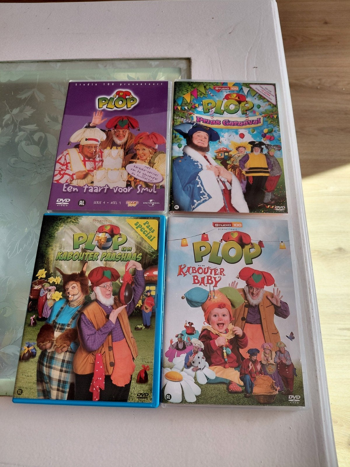 4x Kabouter Plop DVD’s - o.a. Bioscoopfilm & Specials, Alle leeftijden, Tv-serie, Ophalen of Verzenden, Zo goed als nieuw