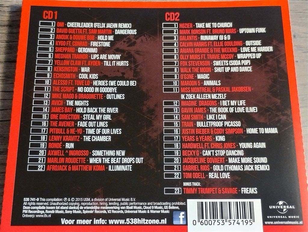 Hitzone 72 [2 CD], Ophalen of Verzenden, Zo goed als nieuw, Pop