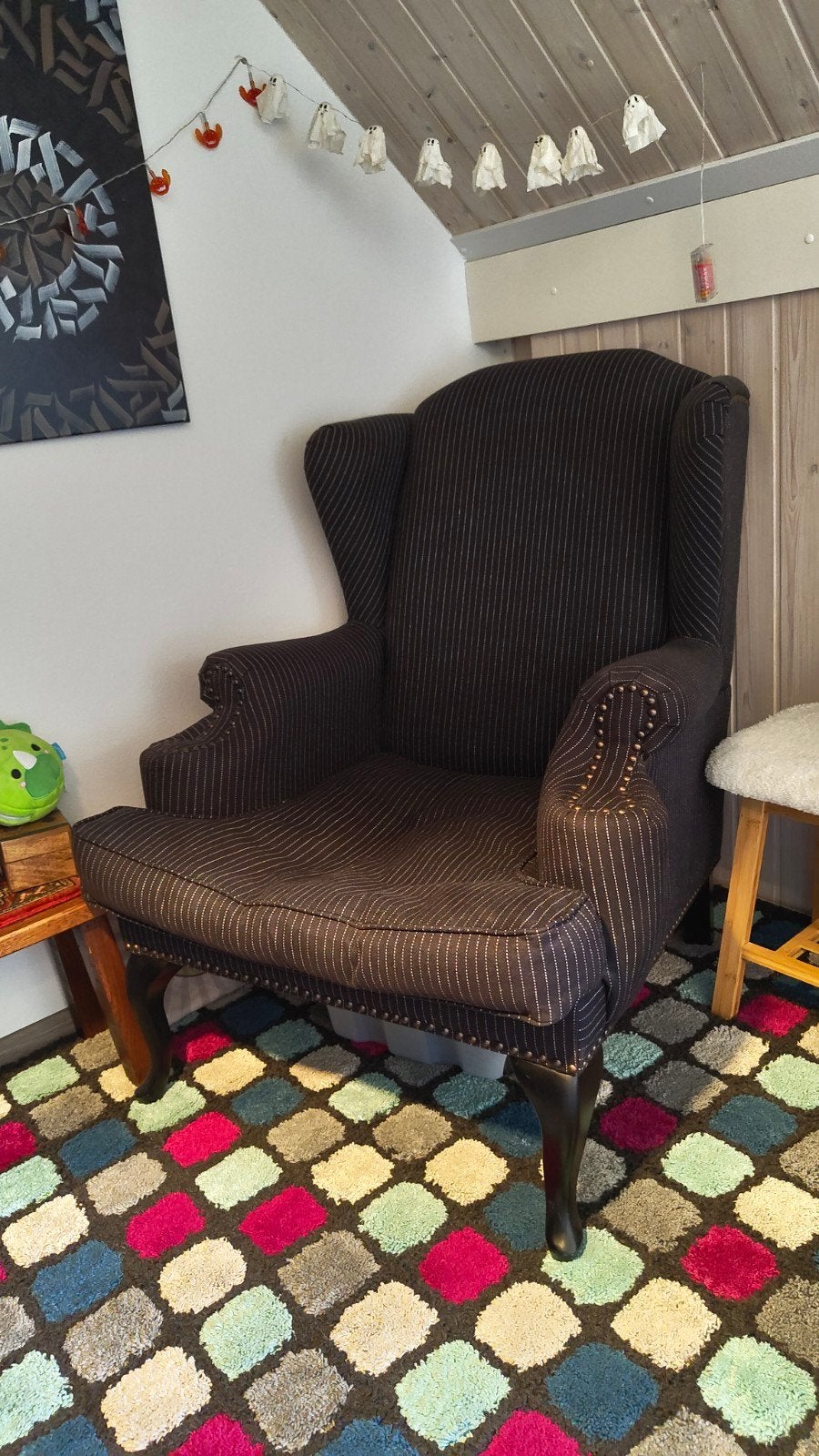 Oorfauteuil Stoel, Huis en Inrichting, Ophalen, Gebruikt, Eenpersoons, 75 tot 100 cm