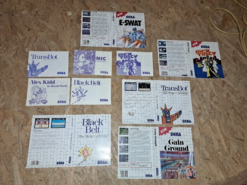 Sega Master System Boekjes en game covers, Gebruikt, 1 speler, Ophalen of Verzenden, Master System