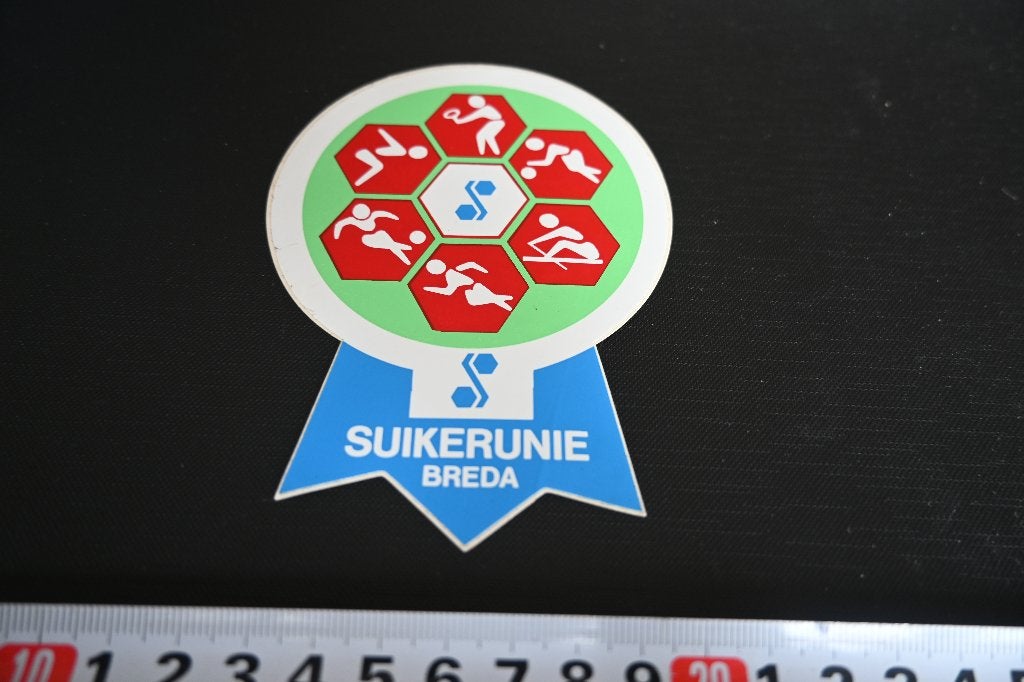 sticker breda suikerunie rozet pictogram sporten, Ophalen of Verzenden, Zo goed als nieuw