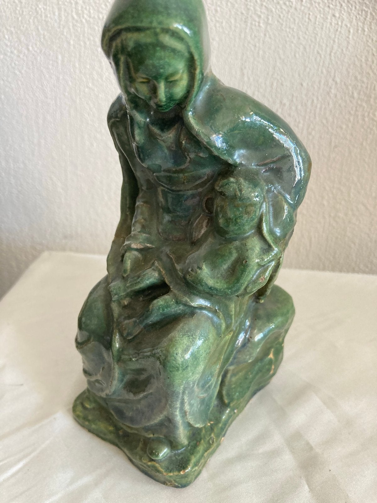 Aardewerk Madonna met kind, Vlaamse pottenbakkerij ?, Ophalen of Verzenden