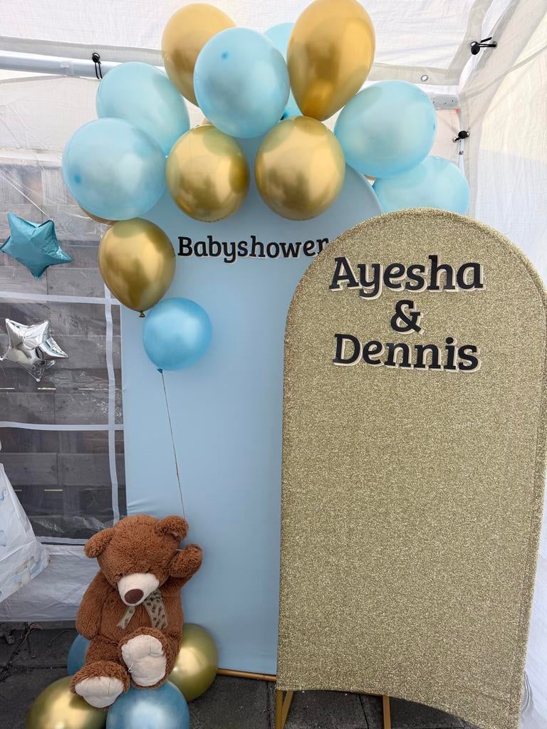Babyshower ballonen decoratie, Ophalen, Zo goed als nieuw, Versiering, Geboorte of Huwelijk