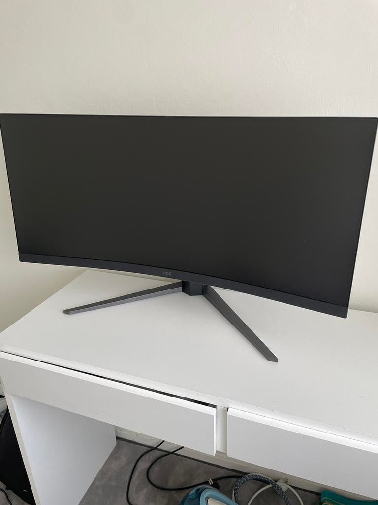 1440p ultra wide monitor AOC, Ophalen, IPS, 101 t/m 150 Hz, Zo goed als nieuw