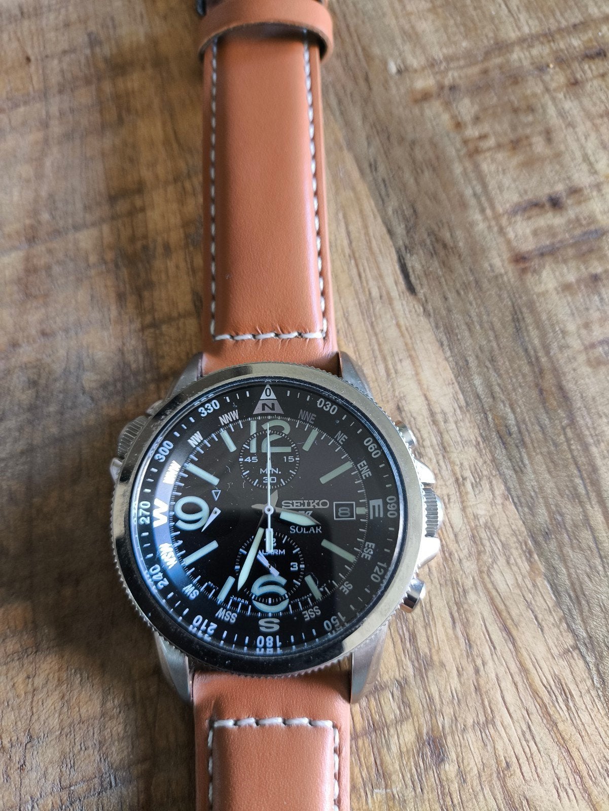 Seiko Prospex LAND SSC081P1 
NIEUW, Seiko, Leer, Staal, Polshorloge