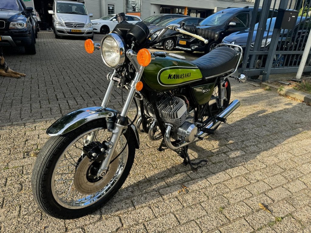 Kawasaki H1-F mach 3 500cc 3 cylinder 2 takt 2e eigenaar, on, Motoren, Bedrijf, Sport, 498 cc