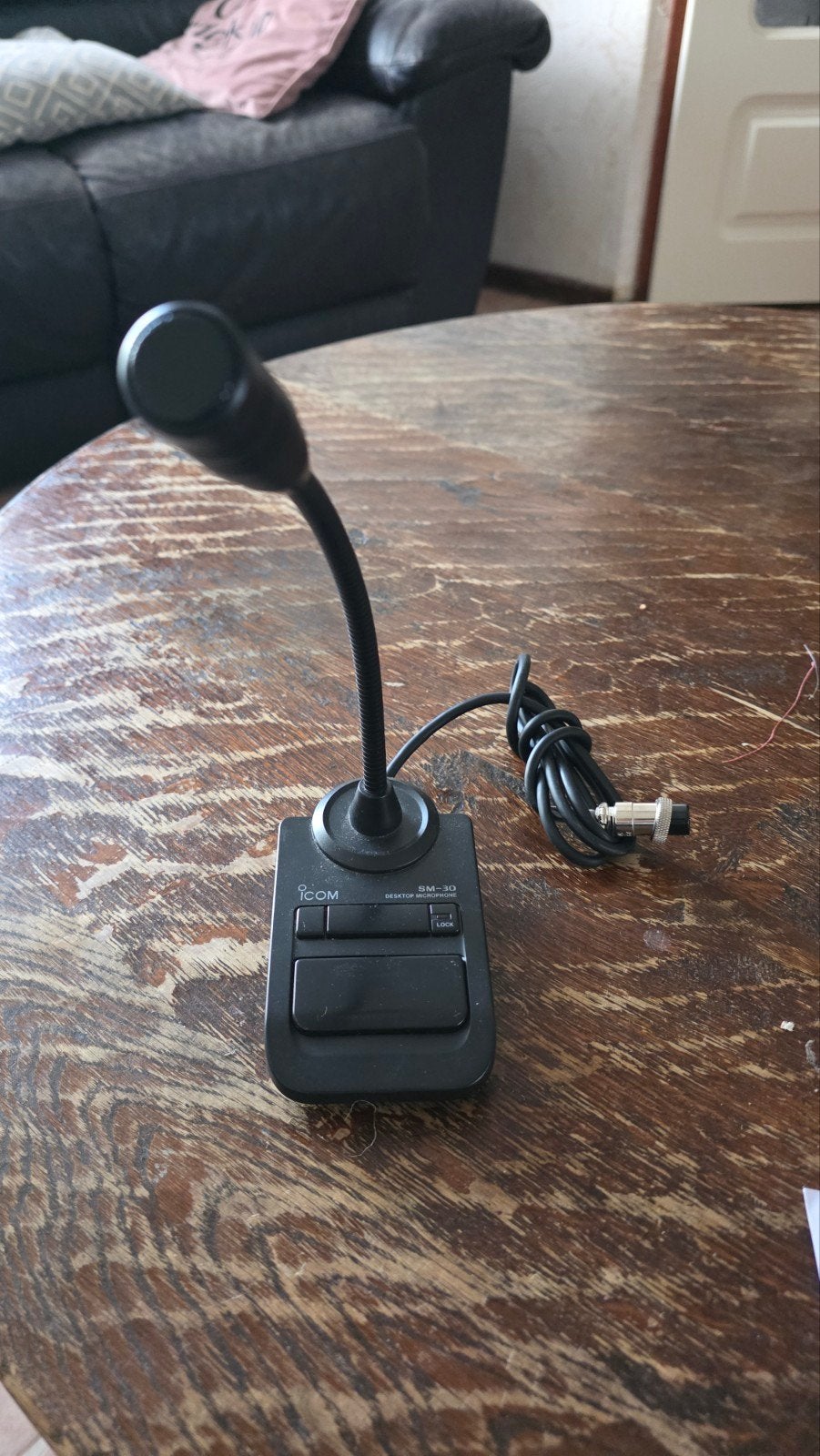 TK keurige Icom SM-30 desktop microfoon, Telecommunicatie, Ophalen of Verzenden, Zo goed als nieuw