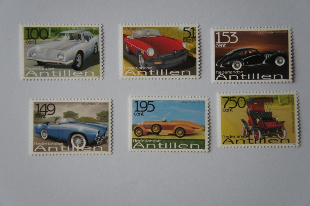Ned. Antillen 1652-57 Auto's, Ophalen of Verzenden, Postfris