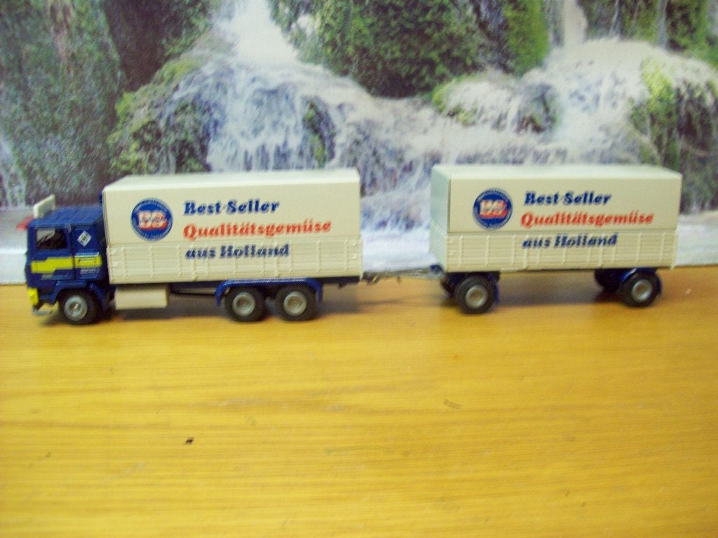Tekno - Volvo F 1225 - huif/combi -  Best - Seller, Hobby en Vrije tijd, Ophalen of Verzenden, Zo goed als nieuw, Bus of Vrachtwagen
