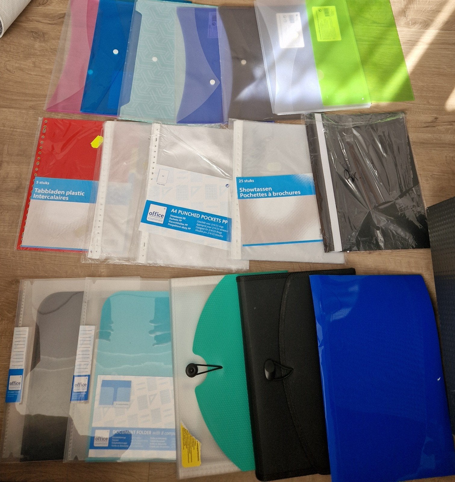 Kantoor benodigdheden ringmappen snelhechters etc., Ophalen of Verzenden, Gebruikt