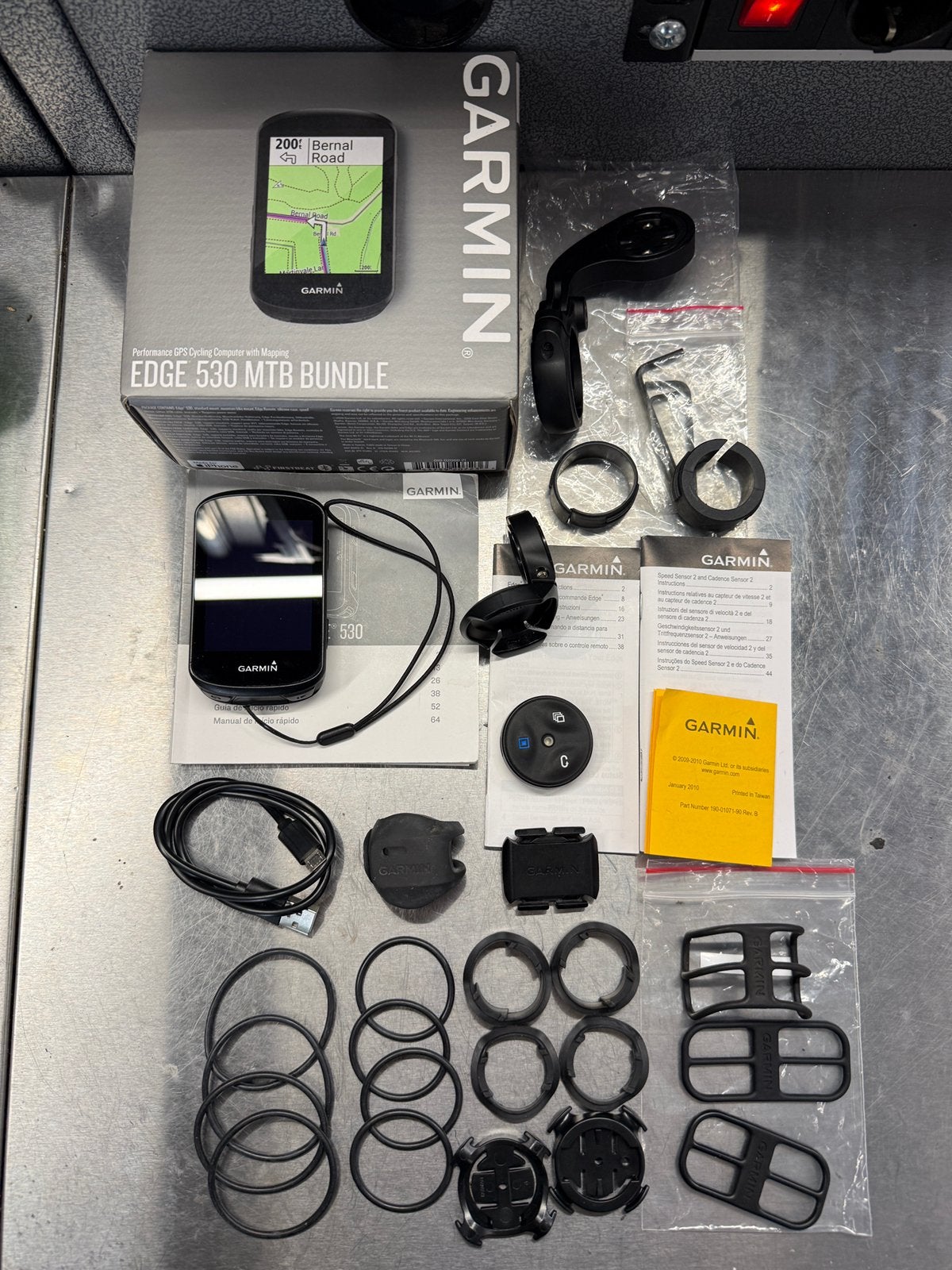 Garmin Edge 530 MTB bundle, Ophalen of Verzenden, Draadloos, Zo goed als nieuw