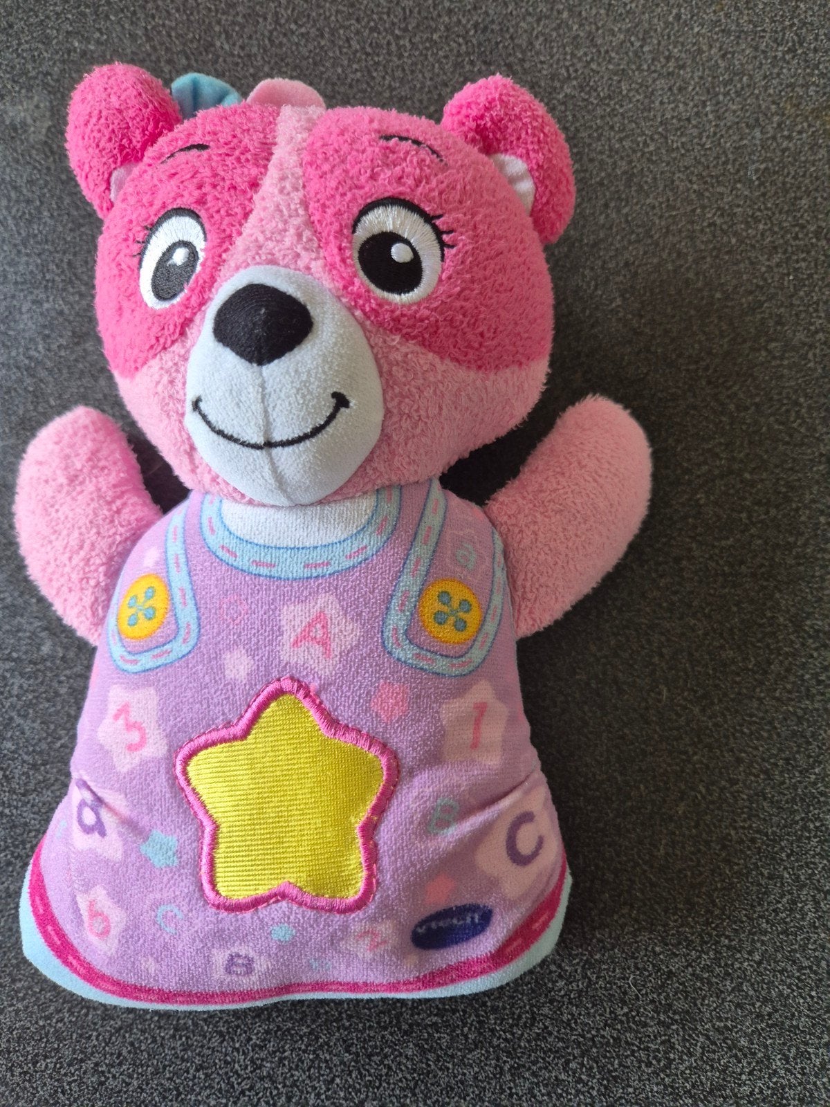 VTech Bedtijd Beertje Roze - Knuffel met Licht en Geluid, Ophalen of Verzenden, Zo goed als nieuw, 0 tot 6 maanden