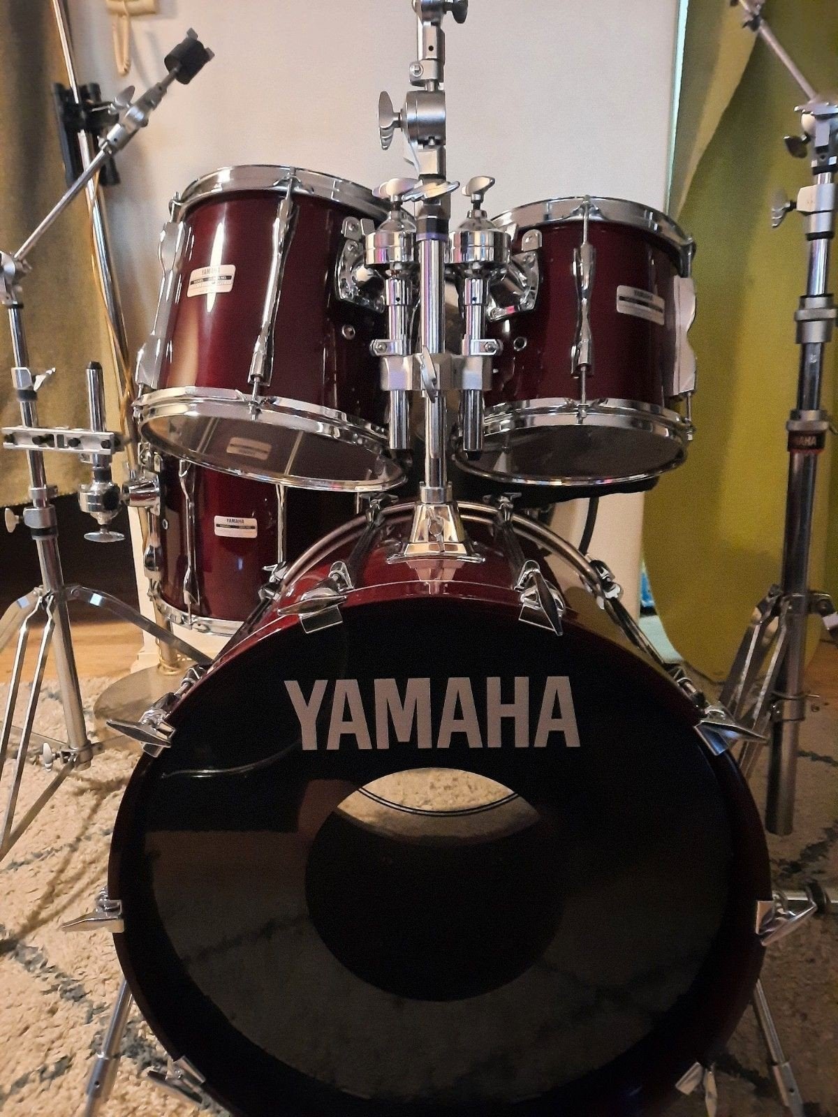 Yamaha recording custom + steve Jordan cocktail set, Ophalen of Verzenden, Zo goed als nieuw, Yamaha