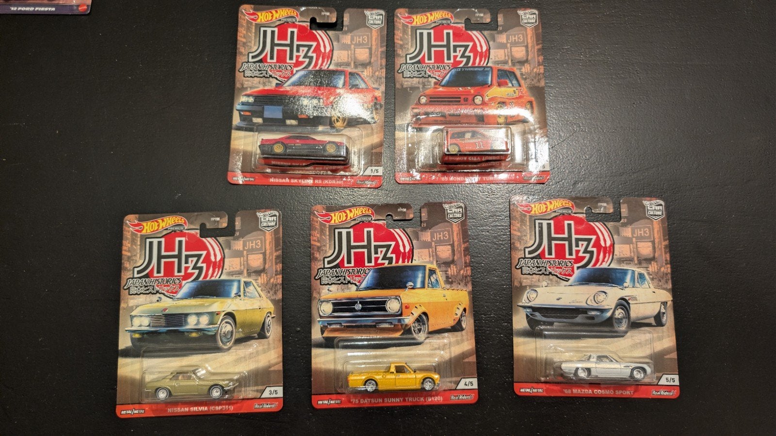 Hot Wheels JH3 Japan Historics 3 Complete Set (5 auto's), Ophalen of Verzenden, Nieuw