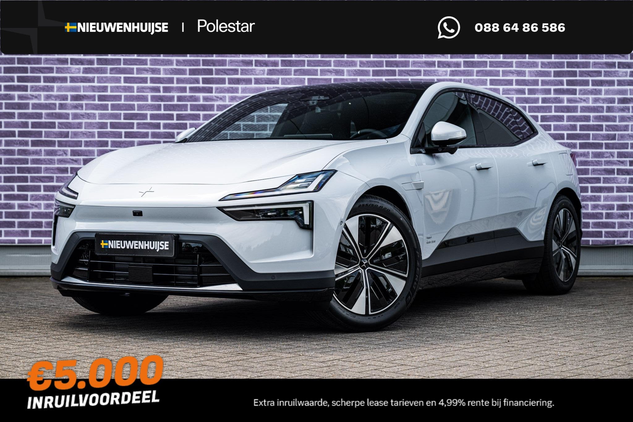 Polestar 4 Long Range Single motor Prime 100 kWh | Prime | H, Auto's, Polestar, Automaat, Achterwielaandrijving, Polestar 4, 100 kWh