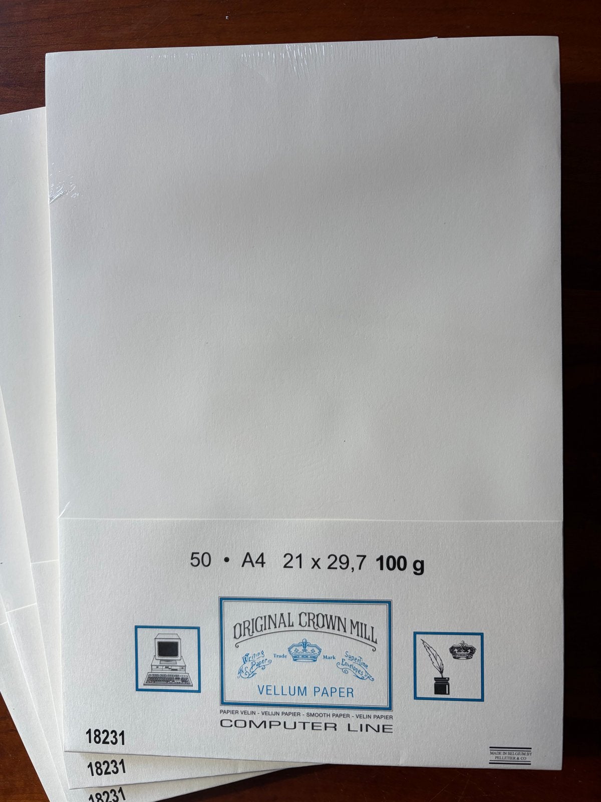 Original Crown Mill Vellum Papier A4 100g - 4x50 vellen, Diversen, Ophalen, Nieuw