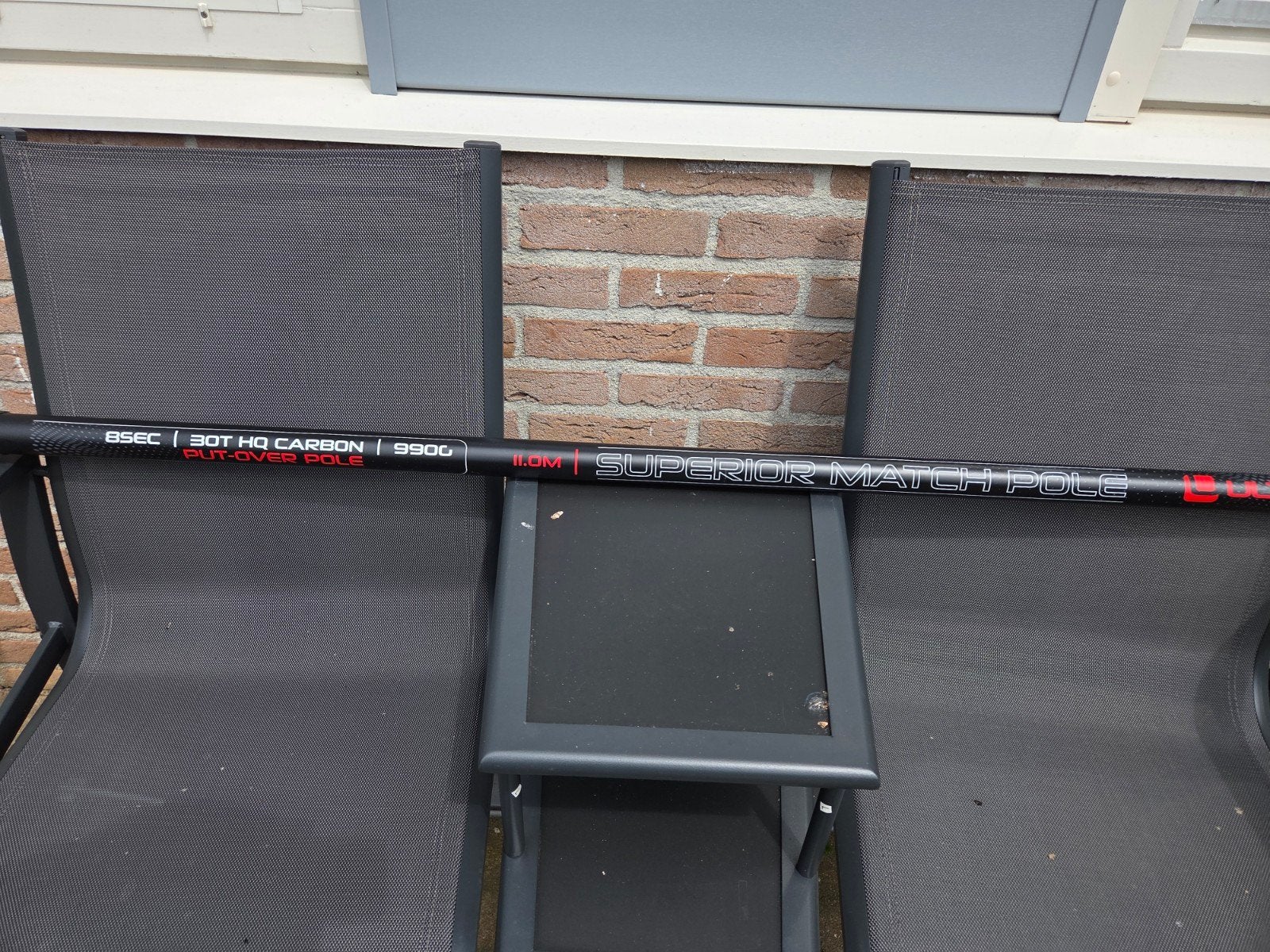 Superior Match Pole 11.0M - 30T HQ Carbon Vaste Hengel, Ophalen, Zo goed als nieuw, Vaste hengel