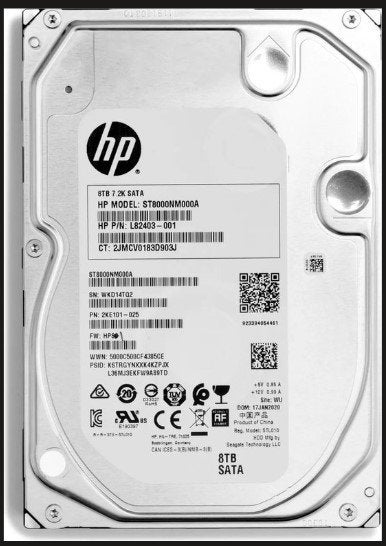HP Seagate Exos 7E8 8TB 3.5" SATA HDD – ST8000NM000A, Computers en Software, Harde schijven, Intern, Gebruikt, 8TB, Ophalen of Verzenden