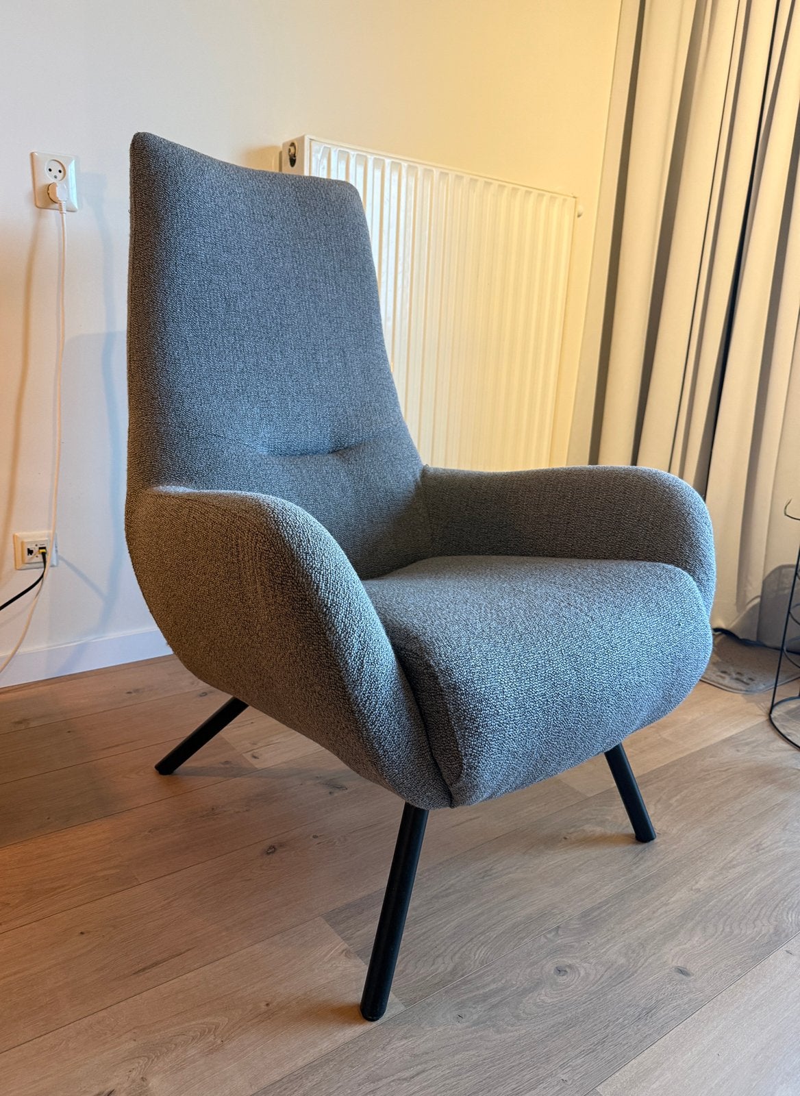 Cartel Living Elize design fauteuil Prominent, Huis en Inrichting, Ophalen, Minder dan 75 cm, Cartel Living Elize design, Zo goed als nieuw