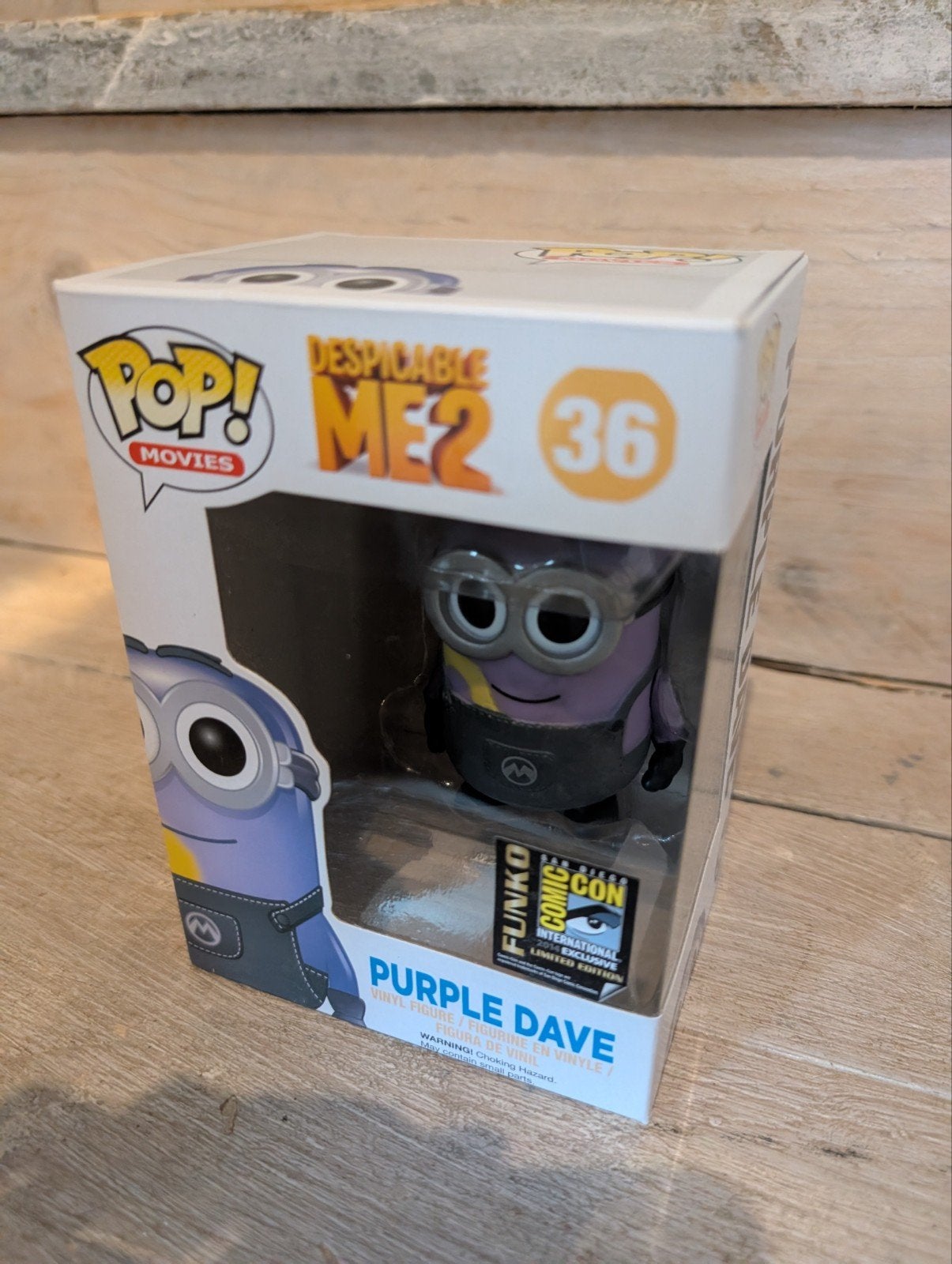 Funko Pop! Purple Dave Minion Despicable Me 2 #36, Ophalen of Verzenden, Zo goed als nieuw