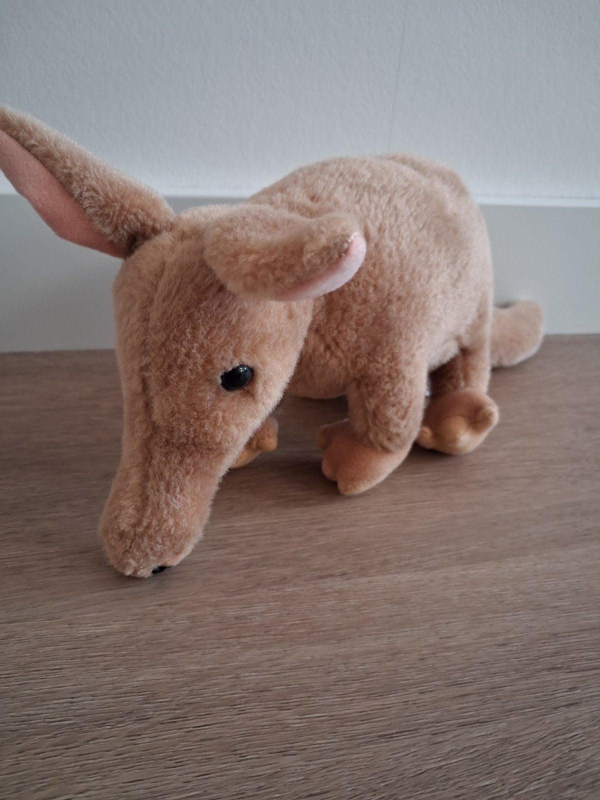 Knuffel aardvarken Burgers Zoo bruin 30 cm lang L537, Ophalen of Verzenden, Zo goed als nieuw, Overige typen