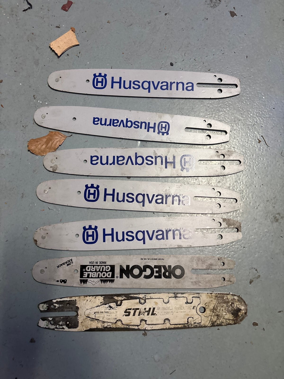Kettingzaagblad 35 cm - Husqvarna, Oregon, Stihl, Ophalen of Verzenden, Gebruikt, Zaag, Bosch