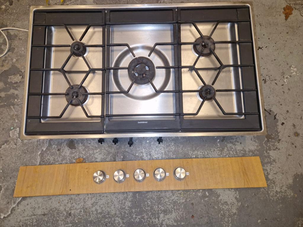 GAGGENAU GASKOOKPLAAT, Witgoed en Apparatuur, Kookplaten, Ophalen, Gebruikt, Inbouw, Gas