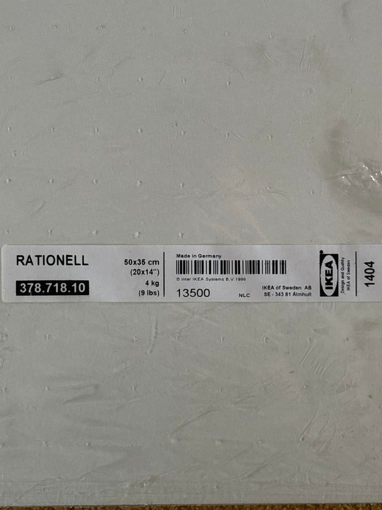 Ikea Rationell Planken, Minder dan 50 cm, Wit, Nieuw, Ophalen of Verzenden