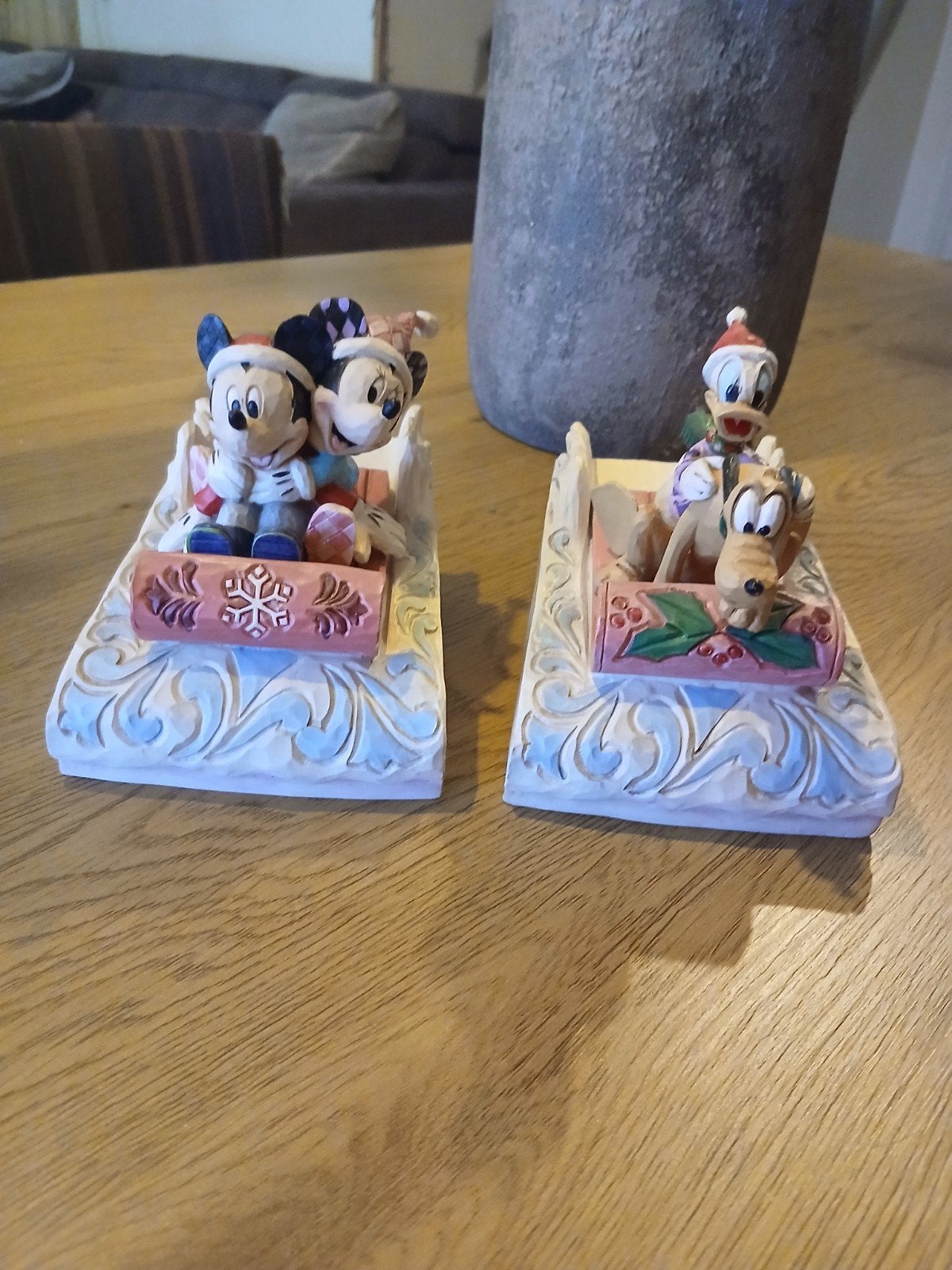 2 originele beeldjes van disney, Verzamelen, Disney, Ophalen of Verzenden, Zo goed als nieuw, Beeldje of Figuurtje