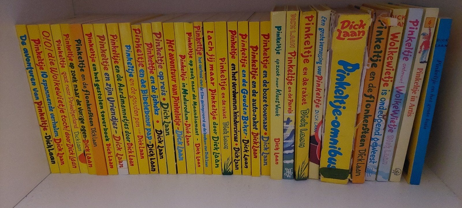 verzameling pinkeltje boeken 33 stuks, Ophalen, Gelezen, Dick laan, Sprookjes