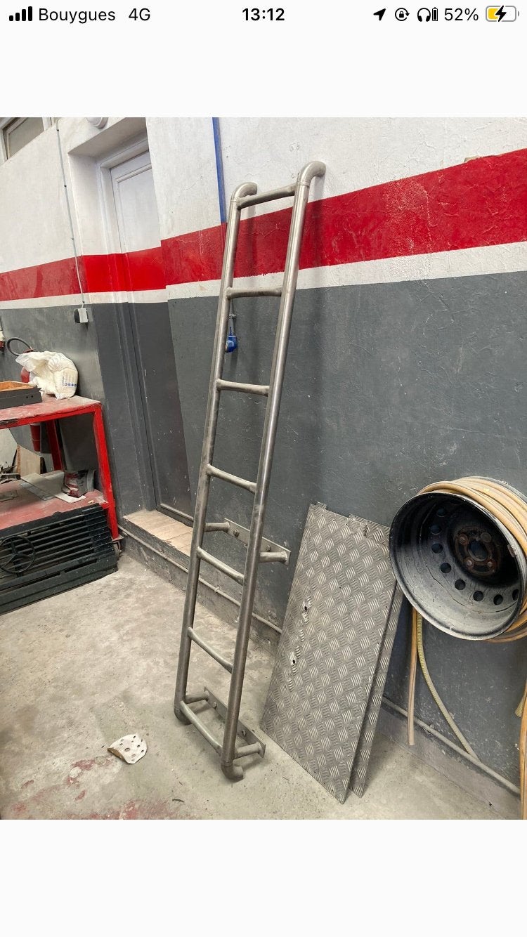 Inox ladder voor camper, Ophalen, Gebruikt
