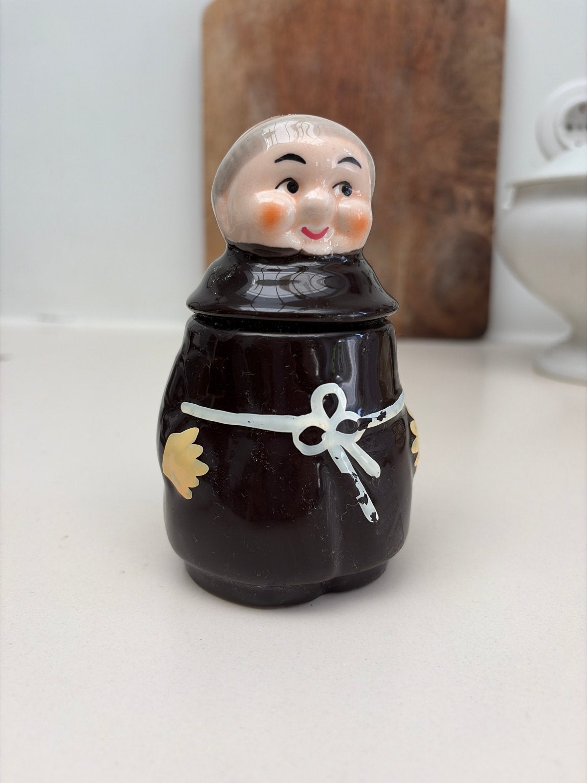 Vintage Monnik suikerpotje goebel, Ophalen of Verzenden
