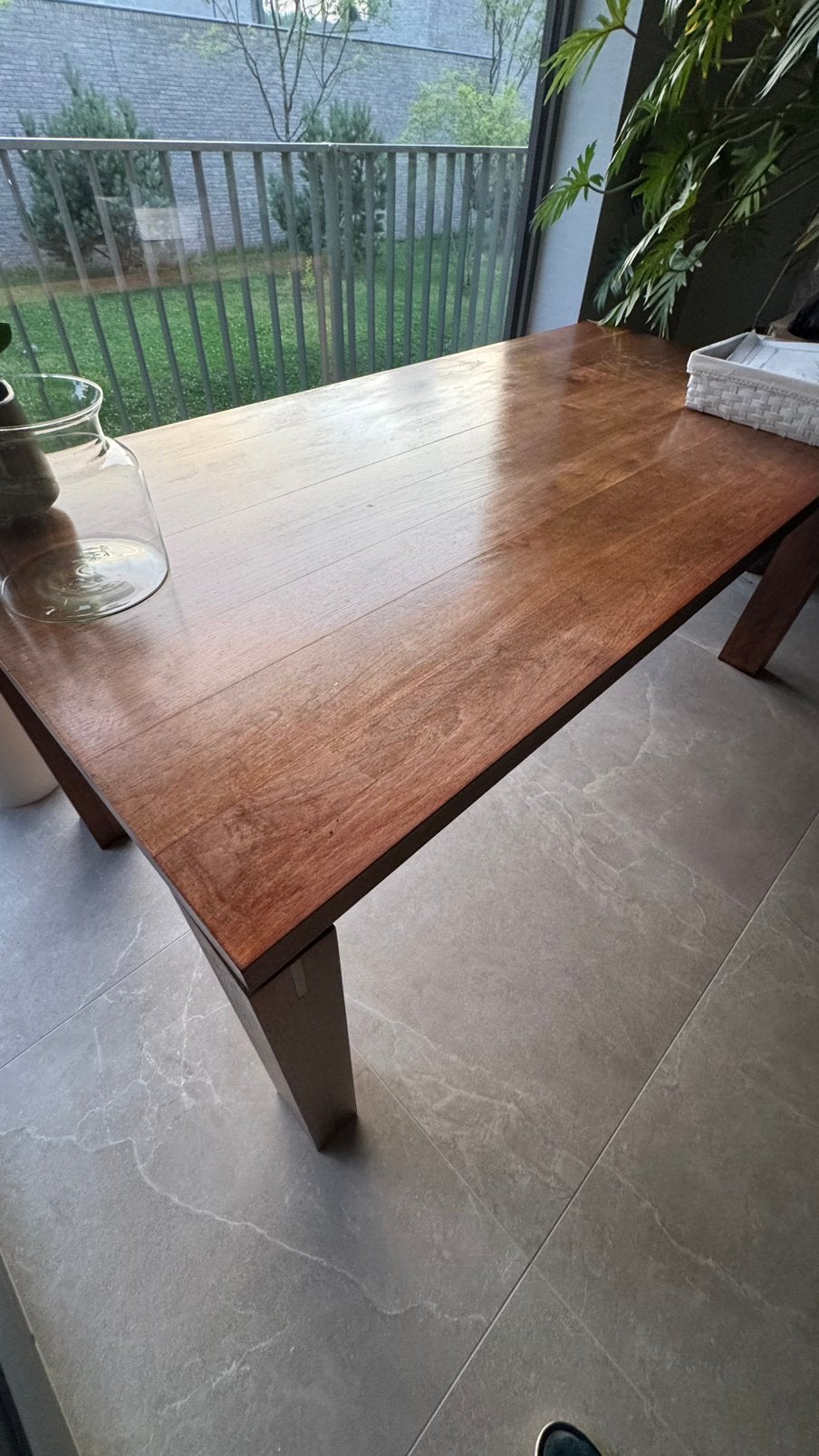 Tafel Bert Plantagie 180x90, Ophalen, Gebruikt, 50 tot 100 cm, Vijf personen of meer