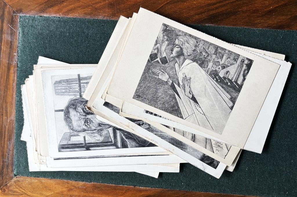 Jan Toorop 26 ansichtkaarten, Ophalen of Verzenden, 1920 tot 1940, Ongelopen