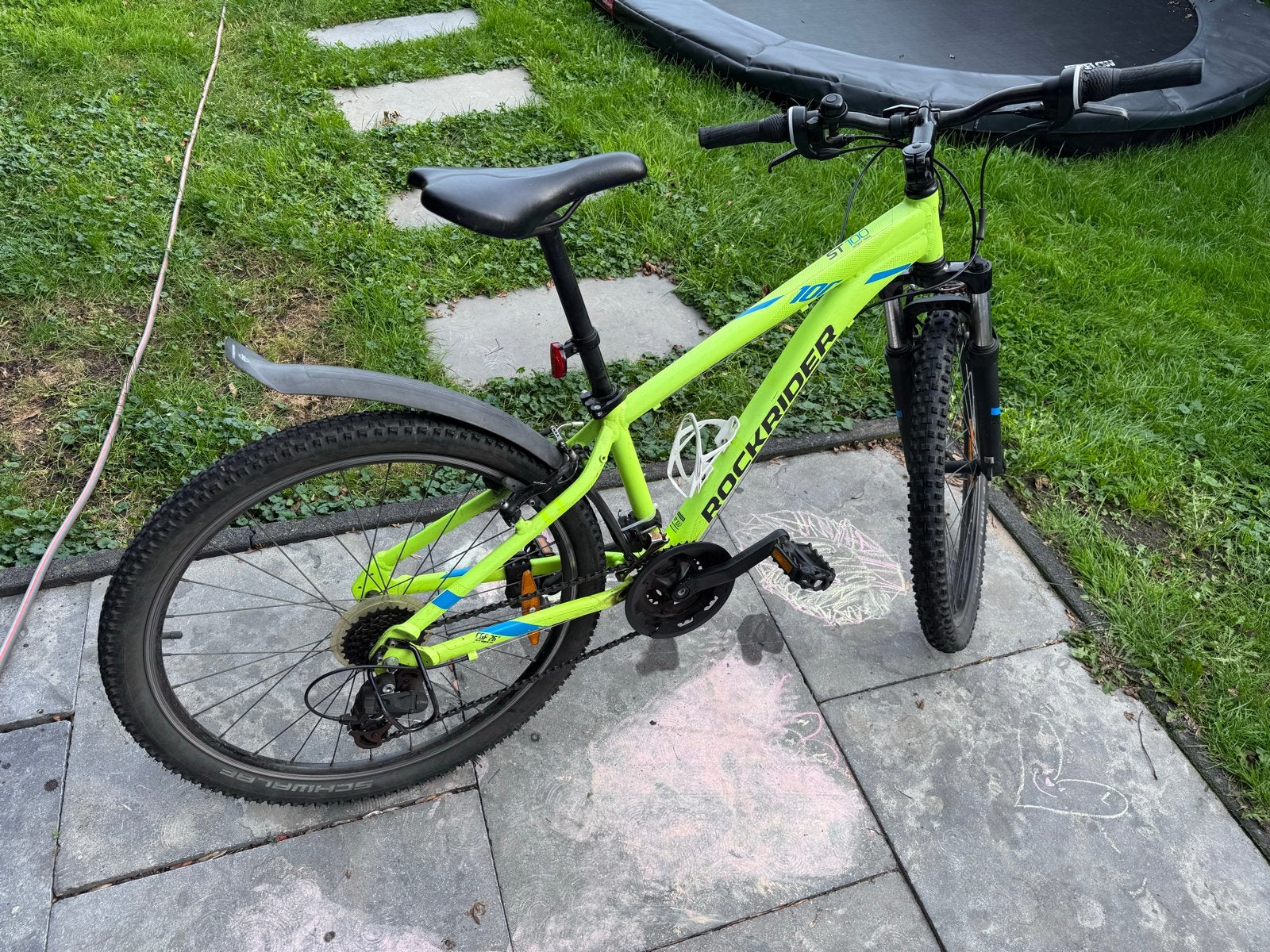 Foto 4 van Rockrider ST100 Mountainbike - Nieuwe Ketting & Tandwielen