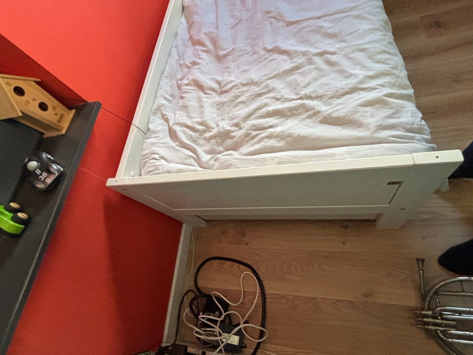 Lifetime bed zonder matras, Ophalen, 85 tot 100 cm, Gebruikt, Lattenbodem