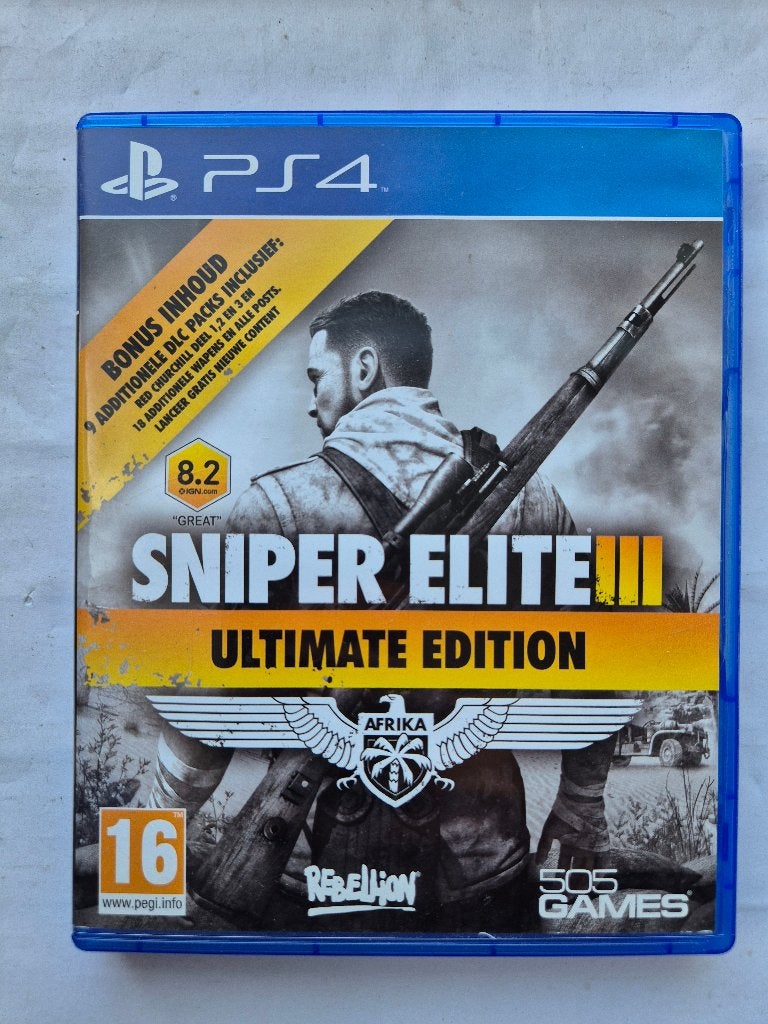 SNIPER ELITE III ultimate edition, Spelcomputers en Games, Avontuur en Actie, Gebruikt, 1 speler, Ophalen of Verzenden