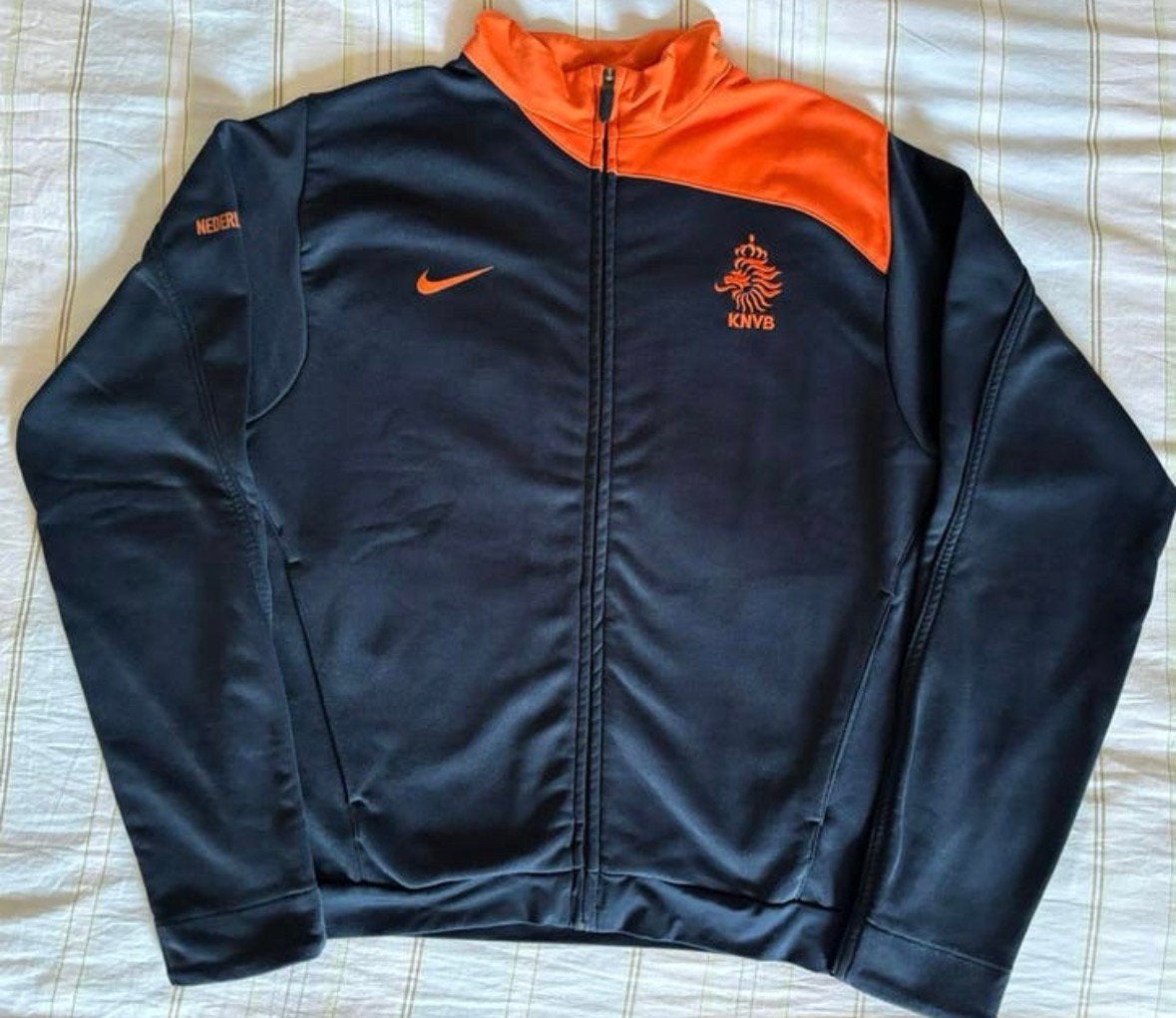 ‘Oranje’ Nike trainingsjack Nederlands elftal 2008-2009, Ophalen of Verzenden, Zo goed als nieuw, Jongen of Meisje
