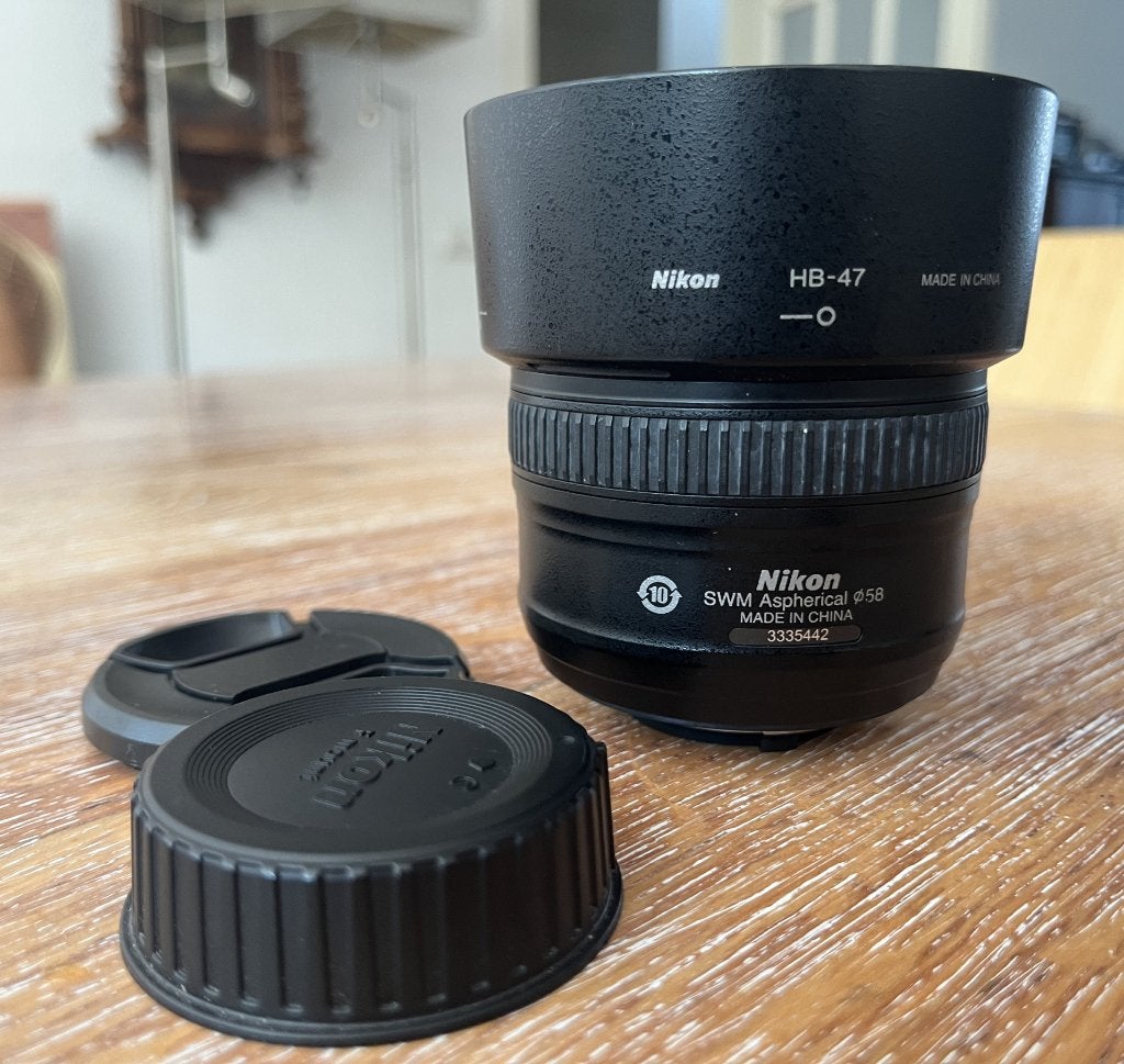 Nikon F-mount camera foto objective, Ophalen, Gebruikt, Overige Merken, Geen optische zoom