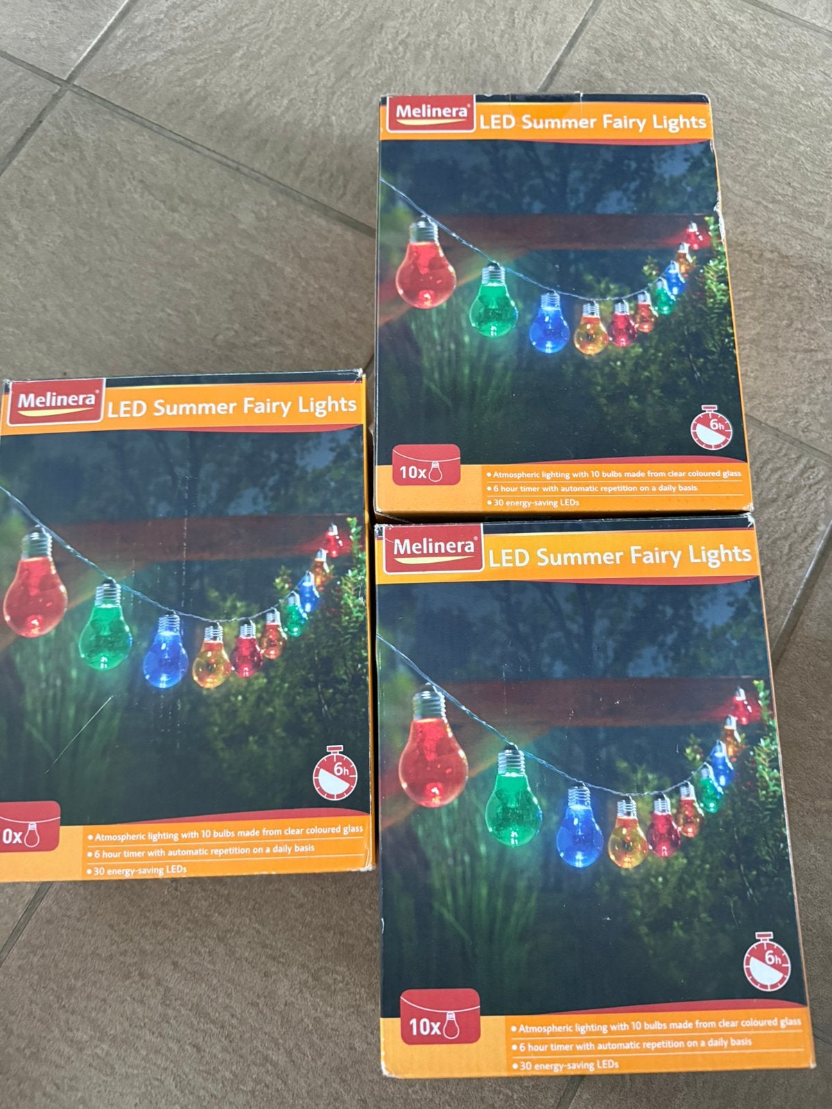 3 verpakkingen feest lampen, Ophalen of Verzenden, Nieuw, Netvoeding, Minder dan 50 watt
