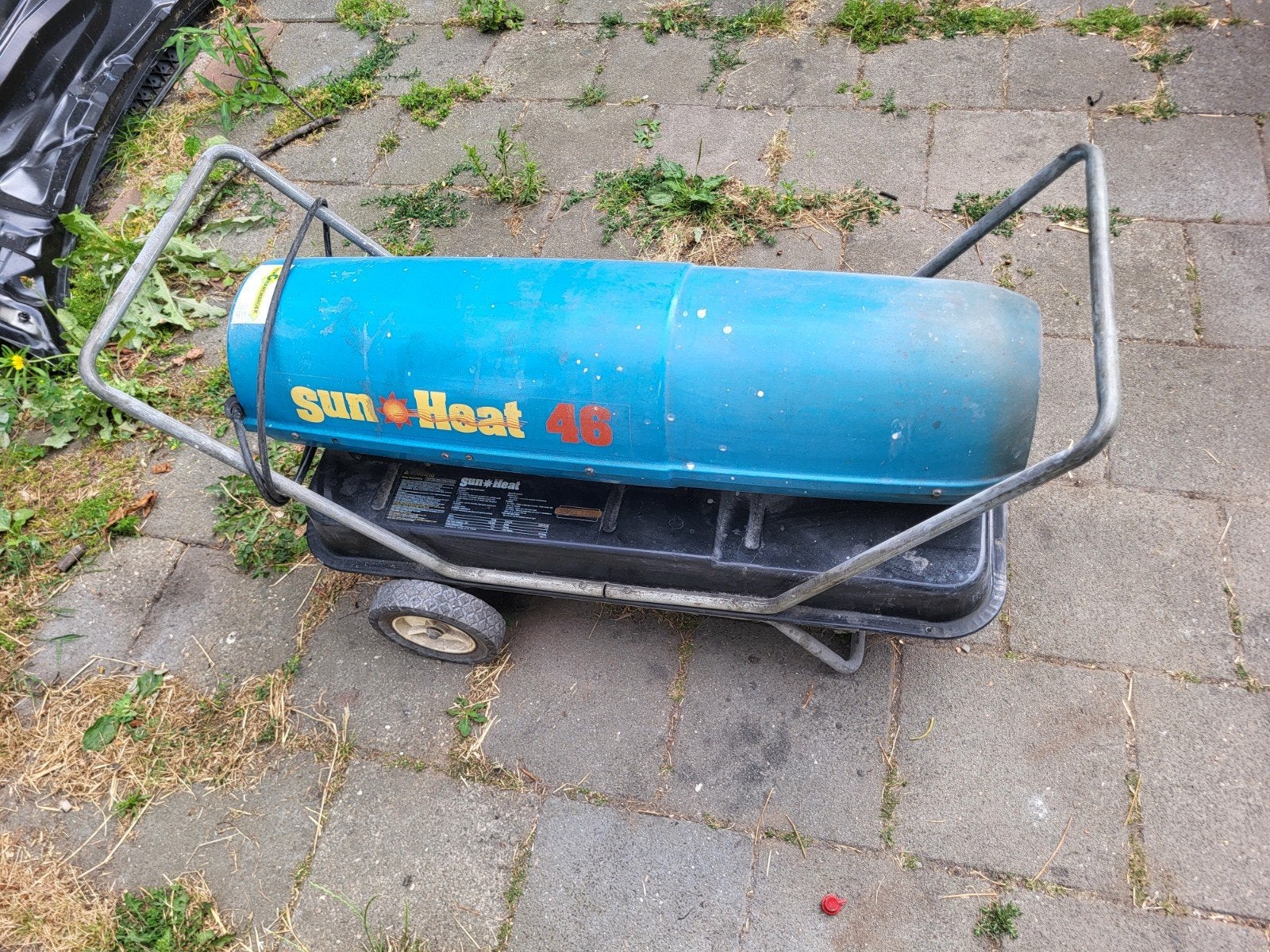 Diesel kachel 44kw, Huis en Inrichting, Kachels, Ophalen, Gebruikt, Vrijstaand, Overige soorten
